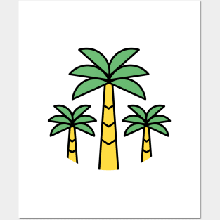 Summer Palm Trees Posters and Art